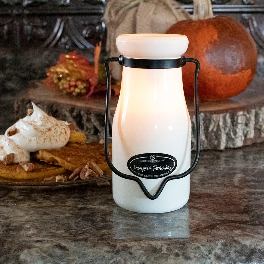 [Milkhouse Candle Co.] 8 oz Small Milkbottle HANKOOK DOJAGI