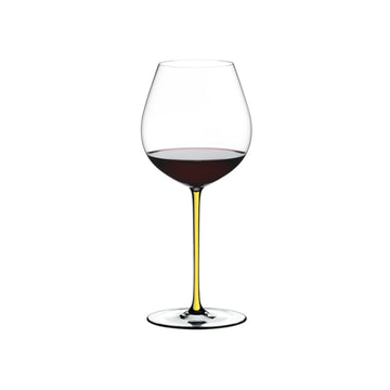 [Riedel] Fatto A Mano Pinot Noir Wine Glass, Yellow (IN STOCK)