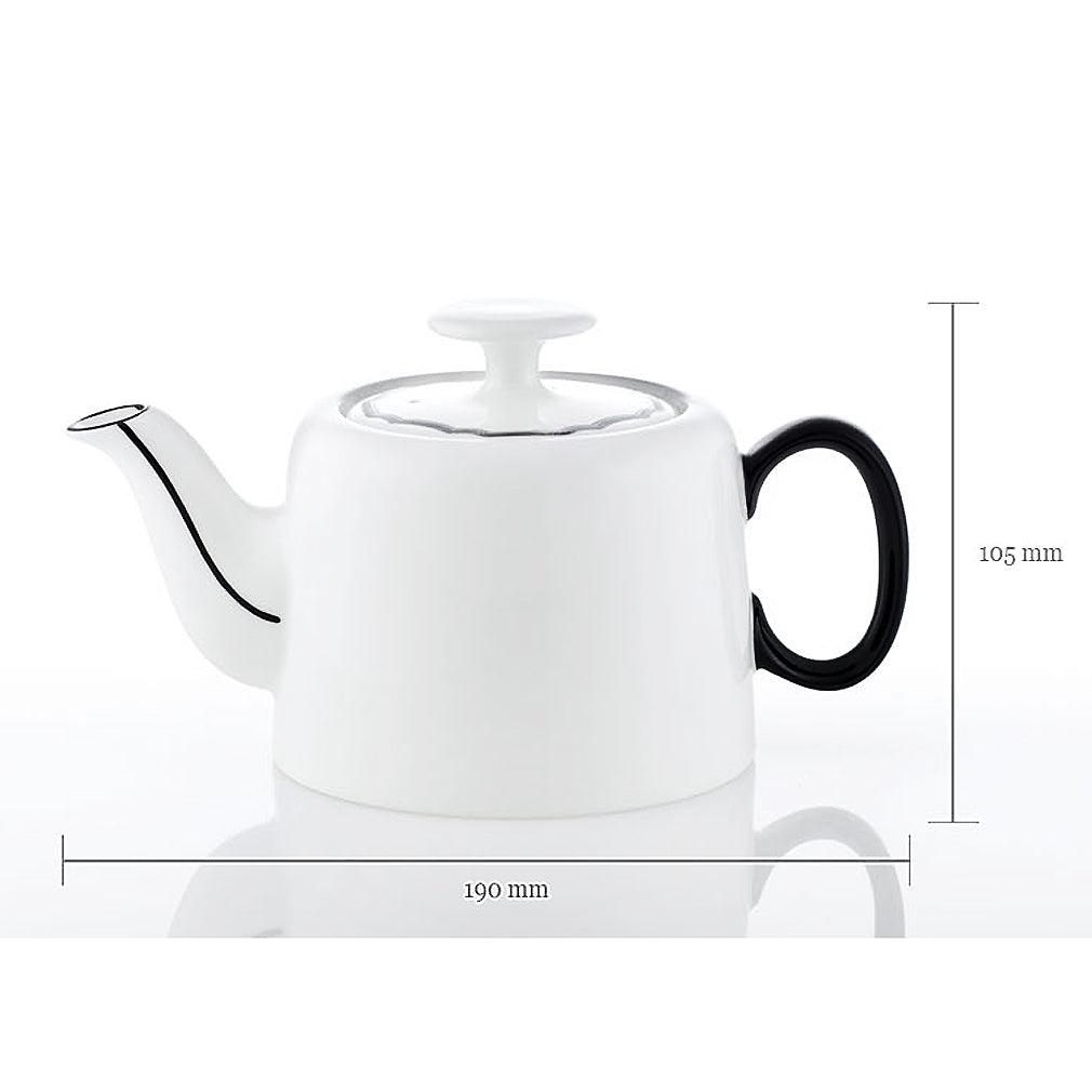[Whitebloom] Black Edition Slow Morning Teapot - HANKOOK