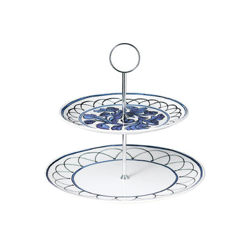 [Twig New York] Blue Bird Two Tiered Cake Stand