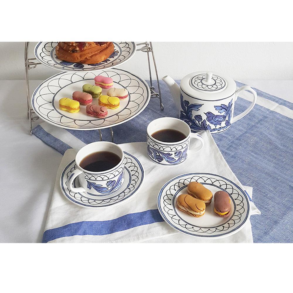 [Twig New York] Blue Bird Tea Cup and Saucer - HANKOOK