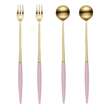 [Bogen] Eiffel Gold 2 Long Fork & 2 Long Spoon