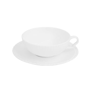 [Whitebloom] Ruffle 2-Piece Tea Cup/Saucer set, Serving for 1
