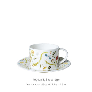 [Twig New York] Scandinavian Floral Cup & Saucer