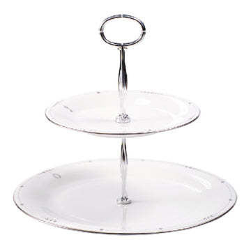 [Best Wishes] 2 Tiered Cake Stand