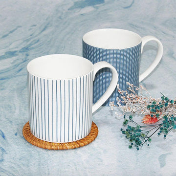 [Cozy Blue] 2-piece Mug set