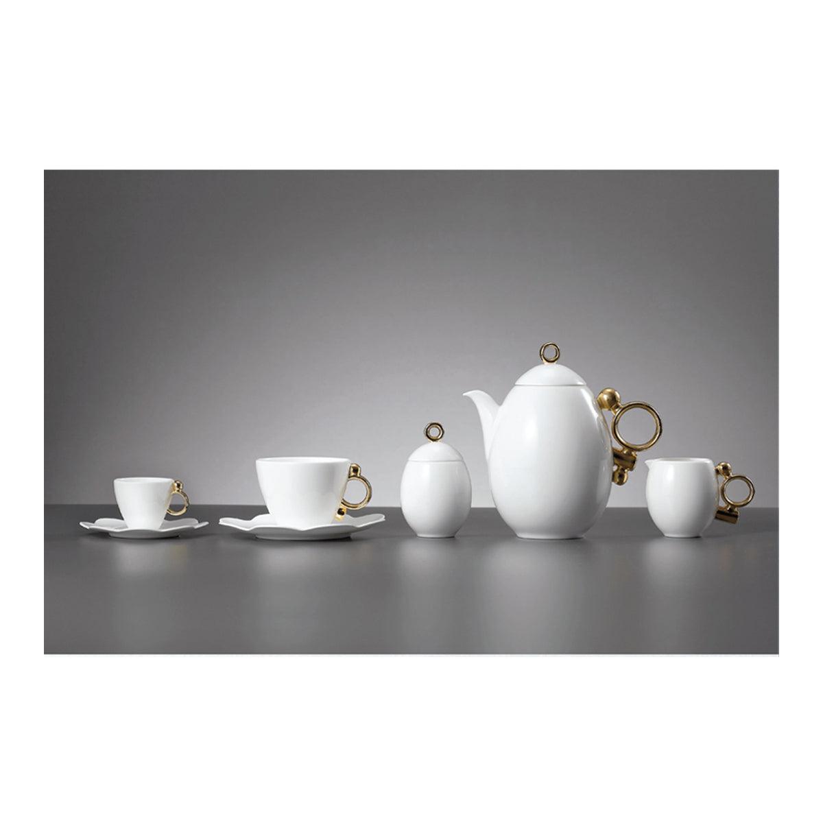 [Prouna] Geometrica Gold Rim large Tea Pot - HANKOOK