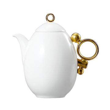 [Prouna] Geometrica Gold Rim large Tea Pot