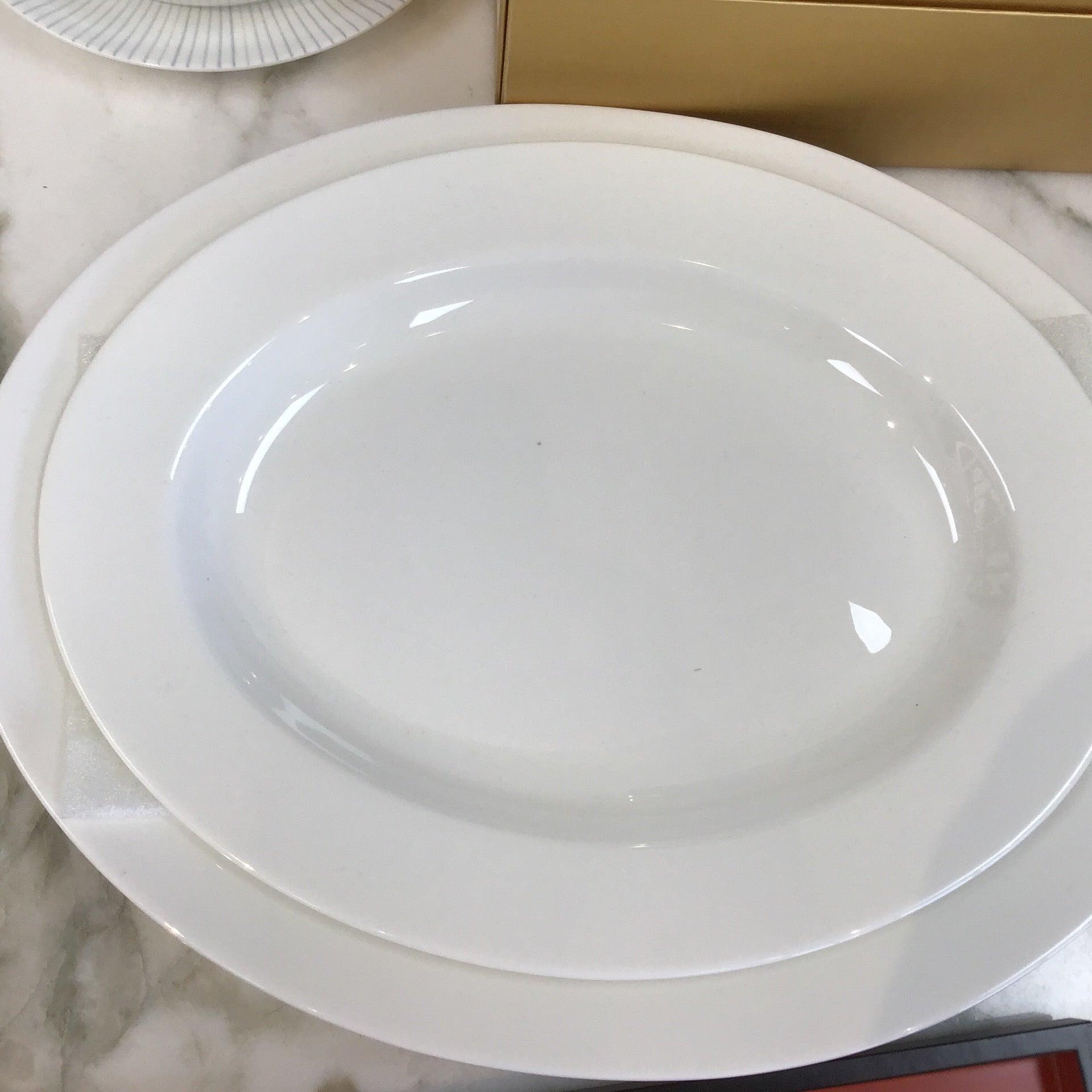oval shaped dinner plates