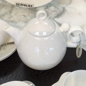 [Prouna] Geometrica White Teapot Small