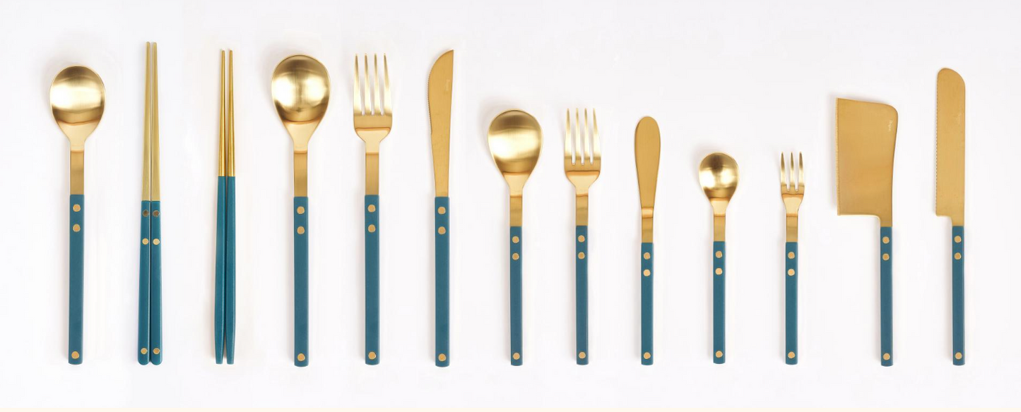 [Bogen] Sentier Gold Tea Fork - Tea Spoon