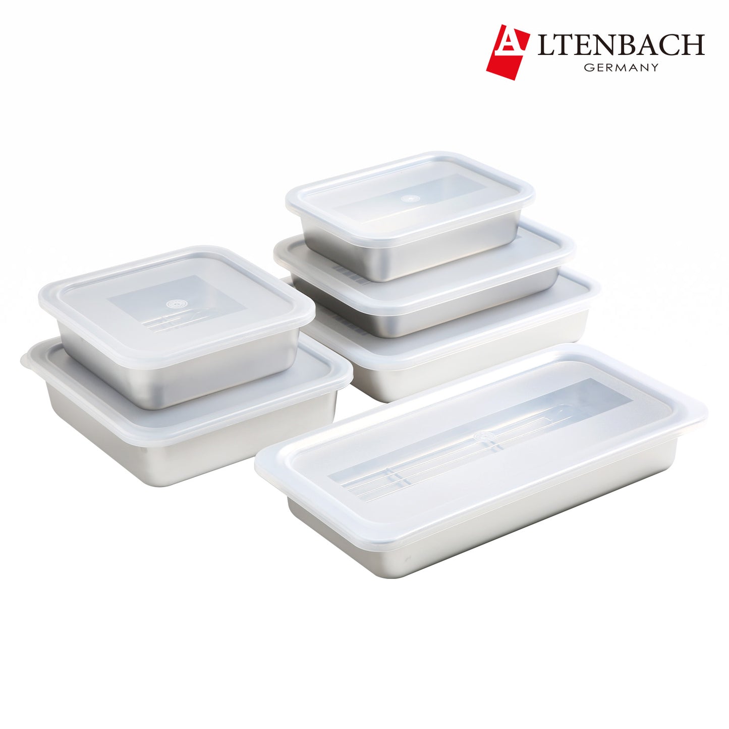 [Altenbach] Stainless Steel Tray Set - In stock