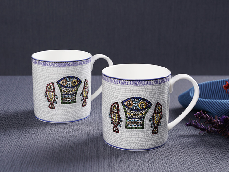 [Five Loaves and Two Fish] Mug--2 Piece