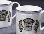 Five Loaves & Two Fish Mug Set (2pc)