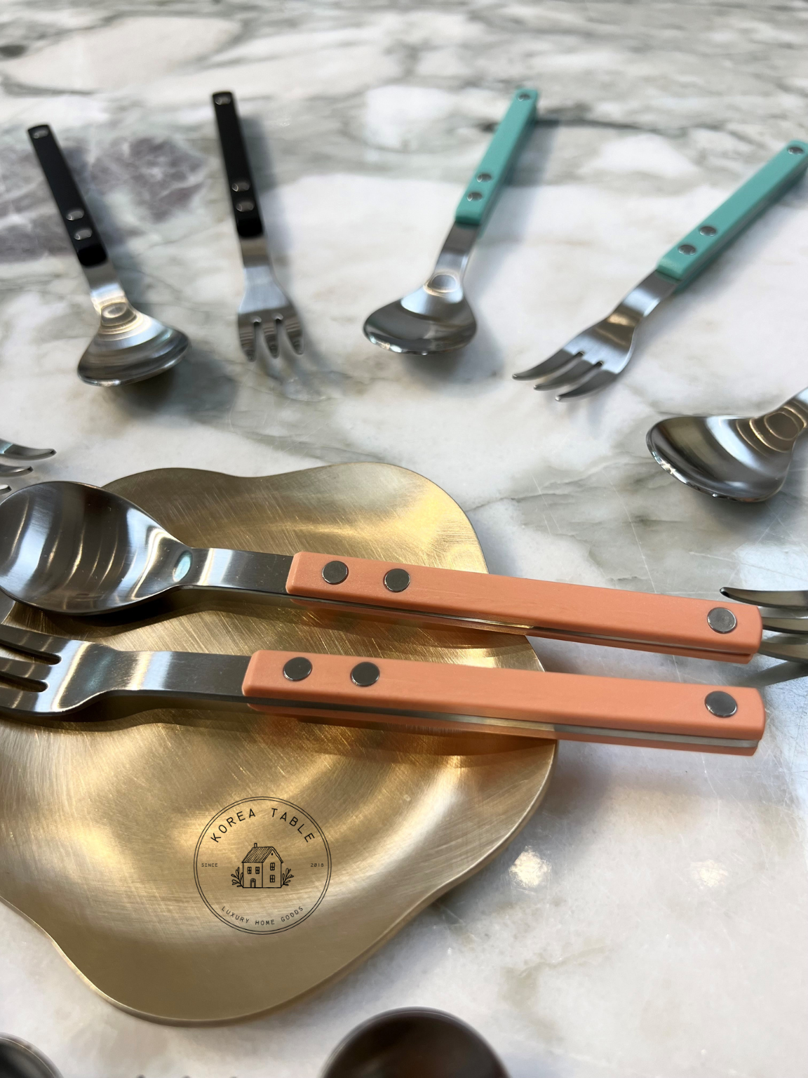 [Bogen] Sentier Satin Tea Fork - Tea Spoon