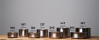 [JVR] Odorless Bowl Canister With Lid - Stainless Steel