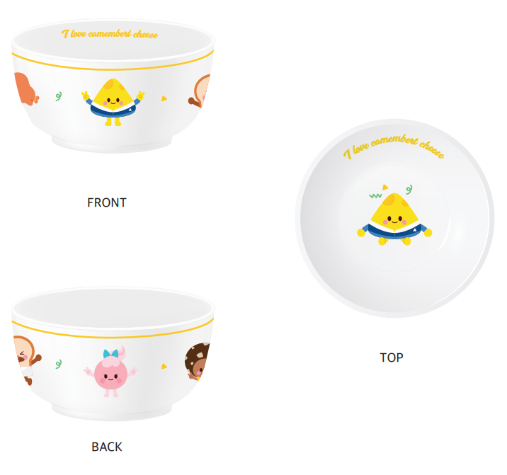 Bread Barbershop x Hankook Kids Dining Set