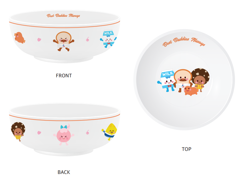 Bread Barbershop x Hankook Kids Dining Set