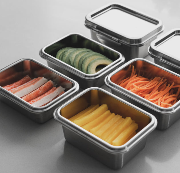 [JVR] Rectangle Food Container Stainless Steel