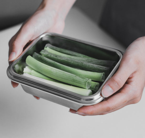 [JVR] Rectangle Food Container Stainless Steel