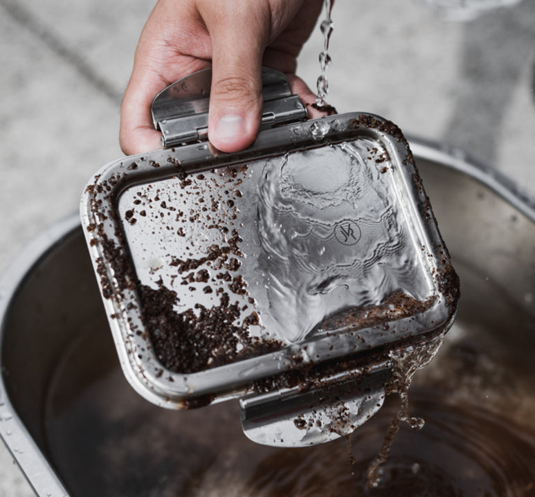 [JVR] Rectangle Food Container Stainless Steel