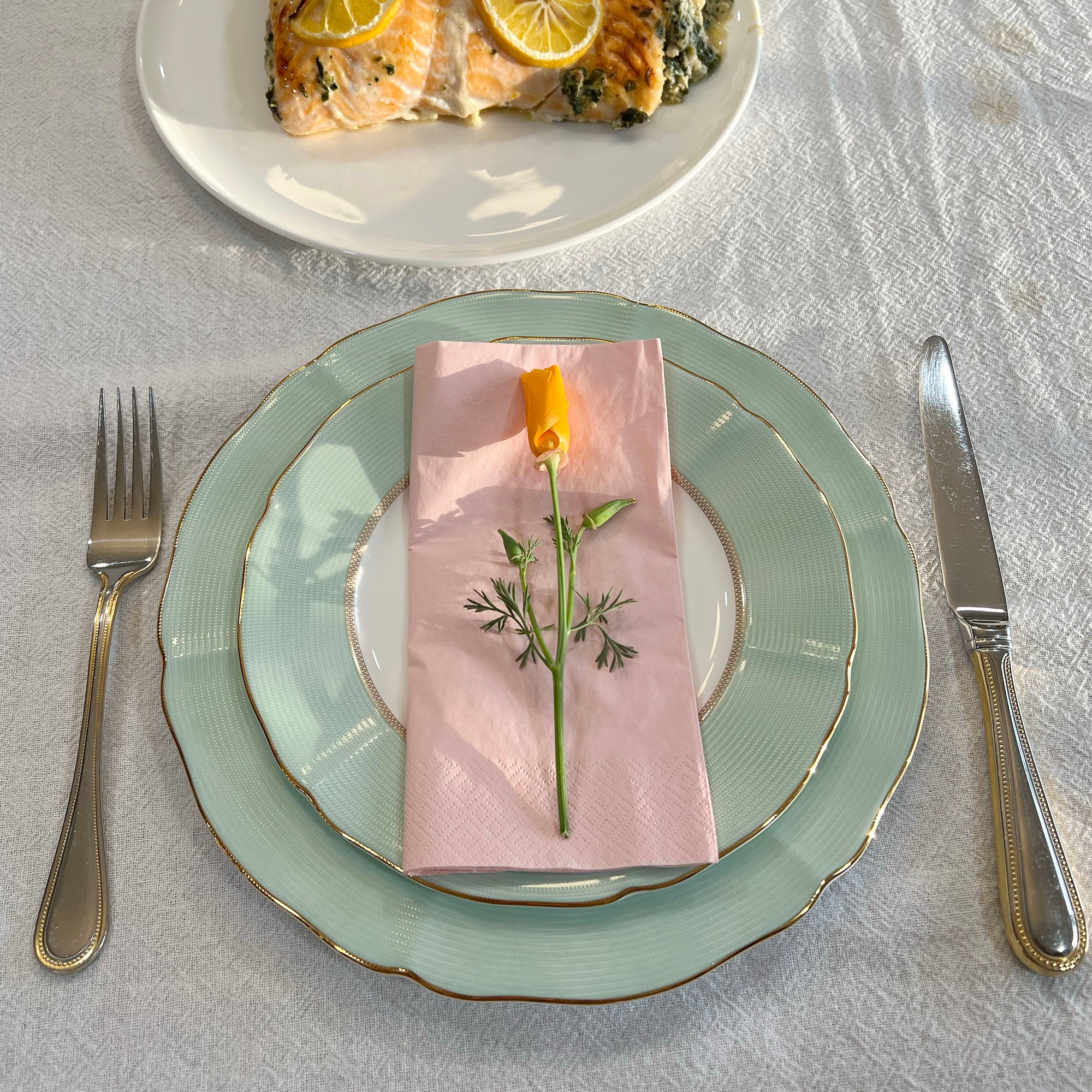 [The Royal] 8.5" Plate, Green