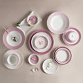 Cozy Pink Dinnerware Set (21pc)