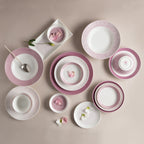 Cozy Pink Dinnerware Set (21pc)