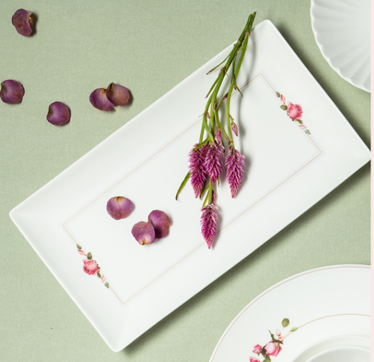 [Rose Day] 24-Piece Home set, Serving for 4