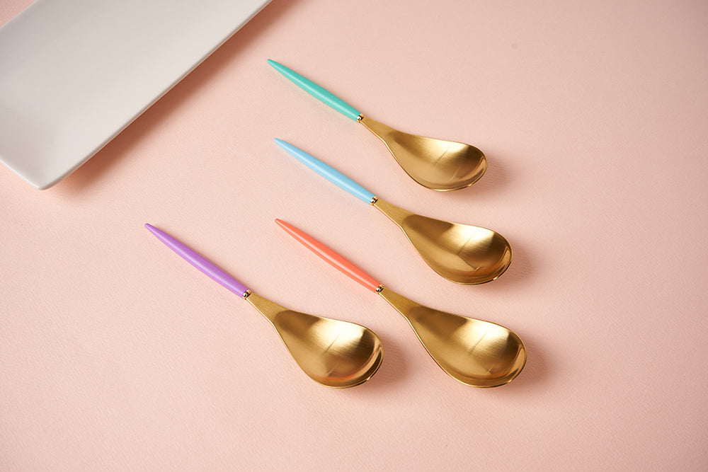 [Bogen] Bijou Gold Korean Soup Spoon
