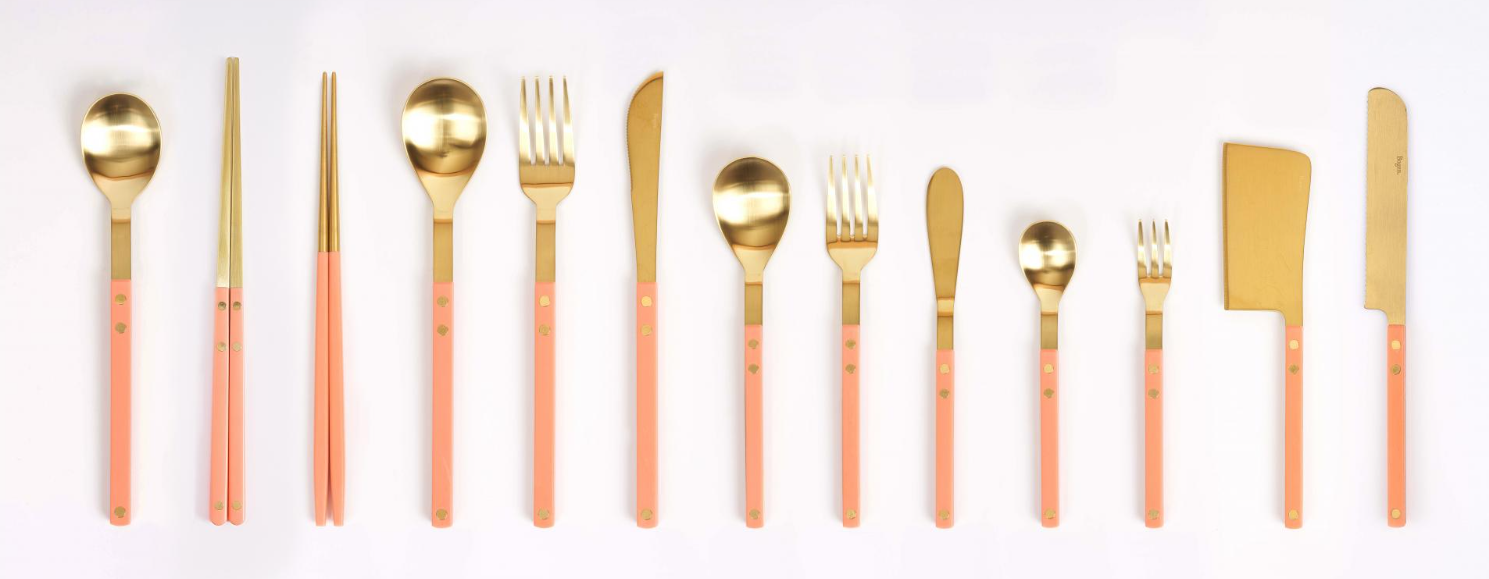 [Bogen] Sentier Gold Tea Fork - Tea Spoon