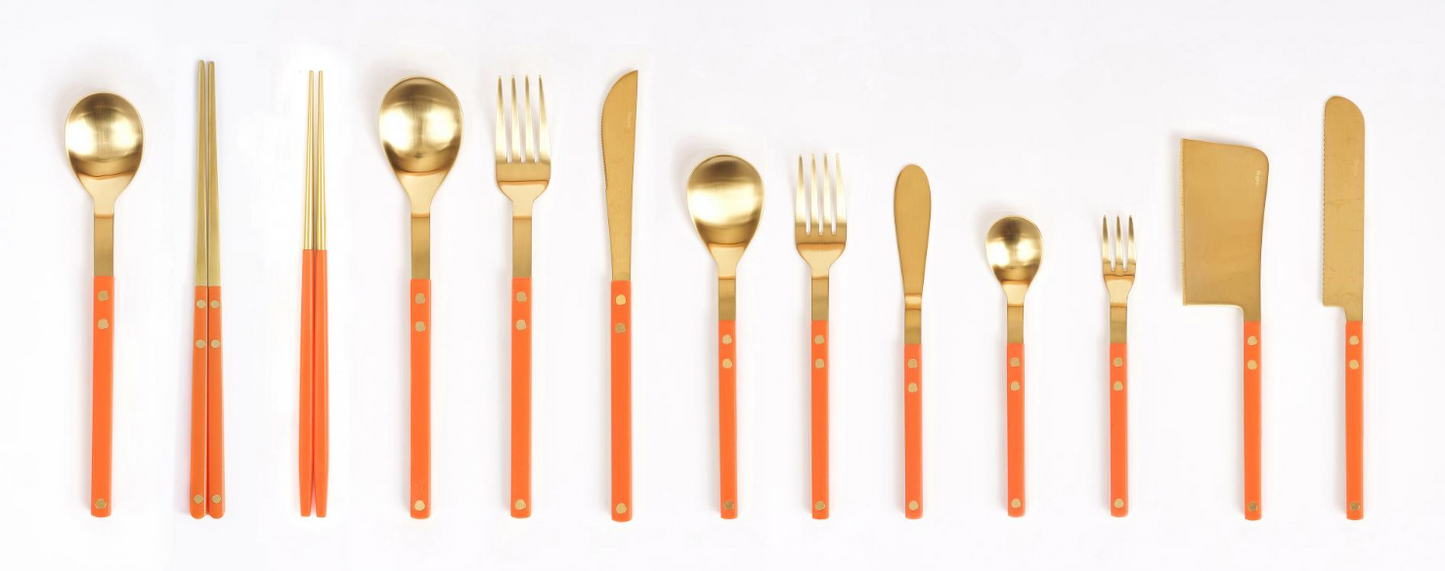 [Bogen] Sentier Gold Tea Fork - Tea Spoon