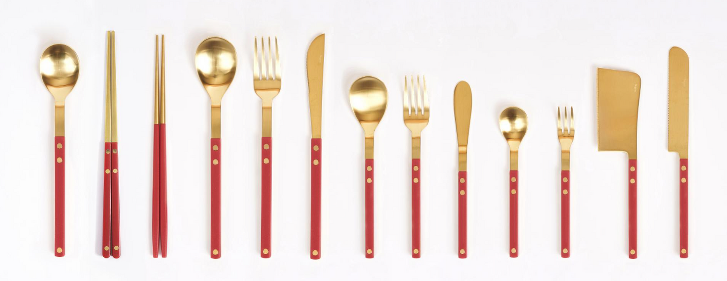 [Bogen] Sentier Gold Tea Fork - Tea Spoon