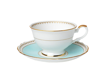 [Royal Pale Blue] 4-Piece Coffee/Tea set, Serving for 2