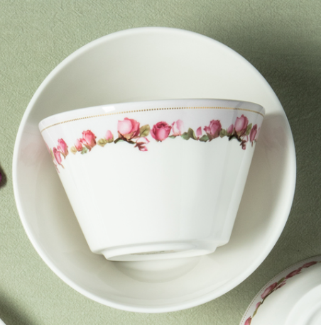 [Rose Day] 24-Piece Home set, Serving for 4