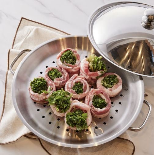 [Kuper] 30cm Steamer Pan - 짜글이 스텐팬