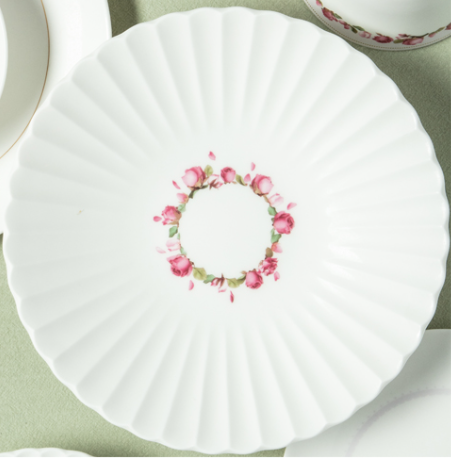 [Rose Day] 24-Piece Home set, Serving for 4