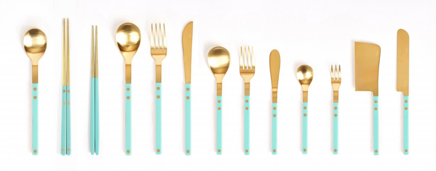 [Bogen] Sentier Gold Tea Fork - Tea Spoon