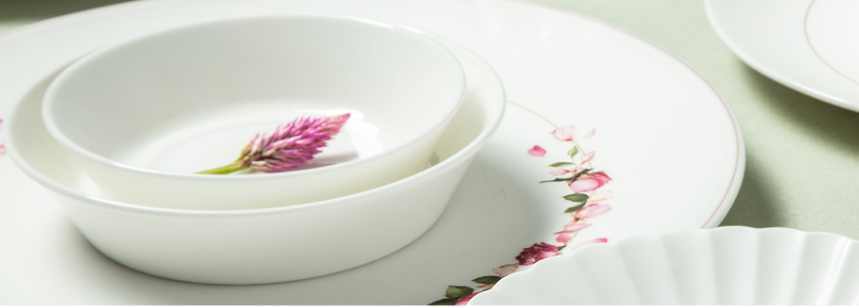 [Rose Day] 24-Piece Home set, Serving for 4