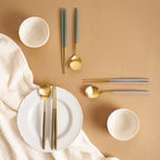 [Bogen] Matinee Solid Spoon & Chopsticks, 1sets (3pc)