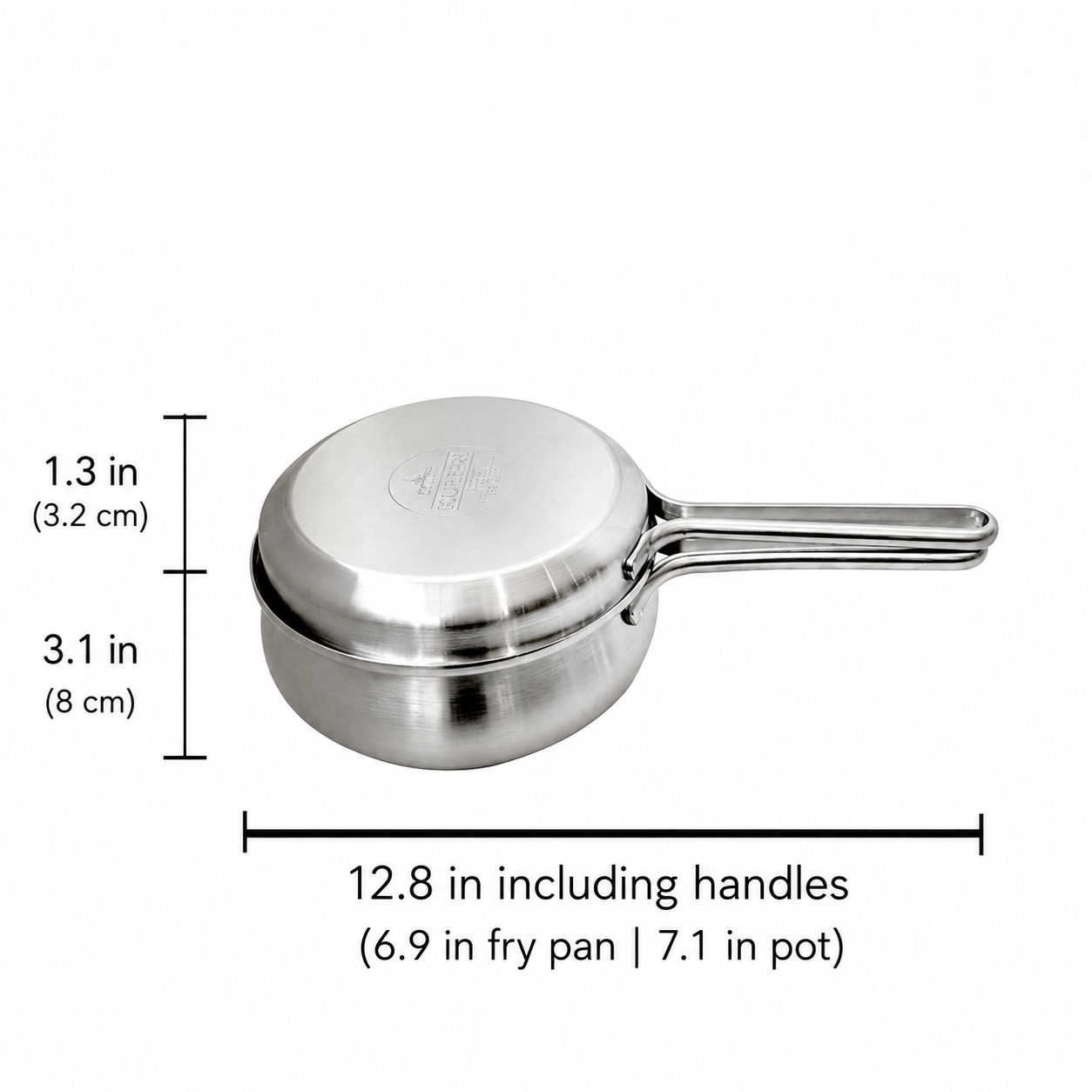 KUPER – Stainless Steel Couple Pan