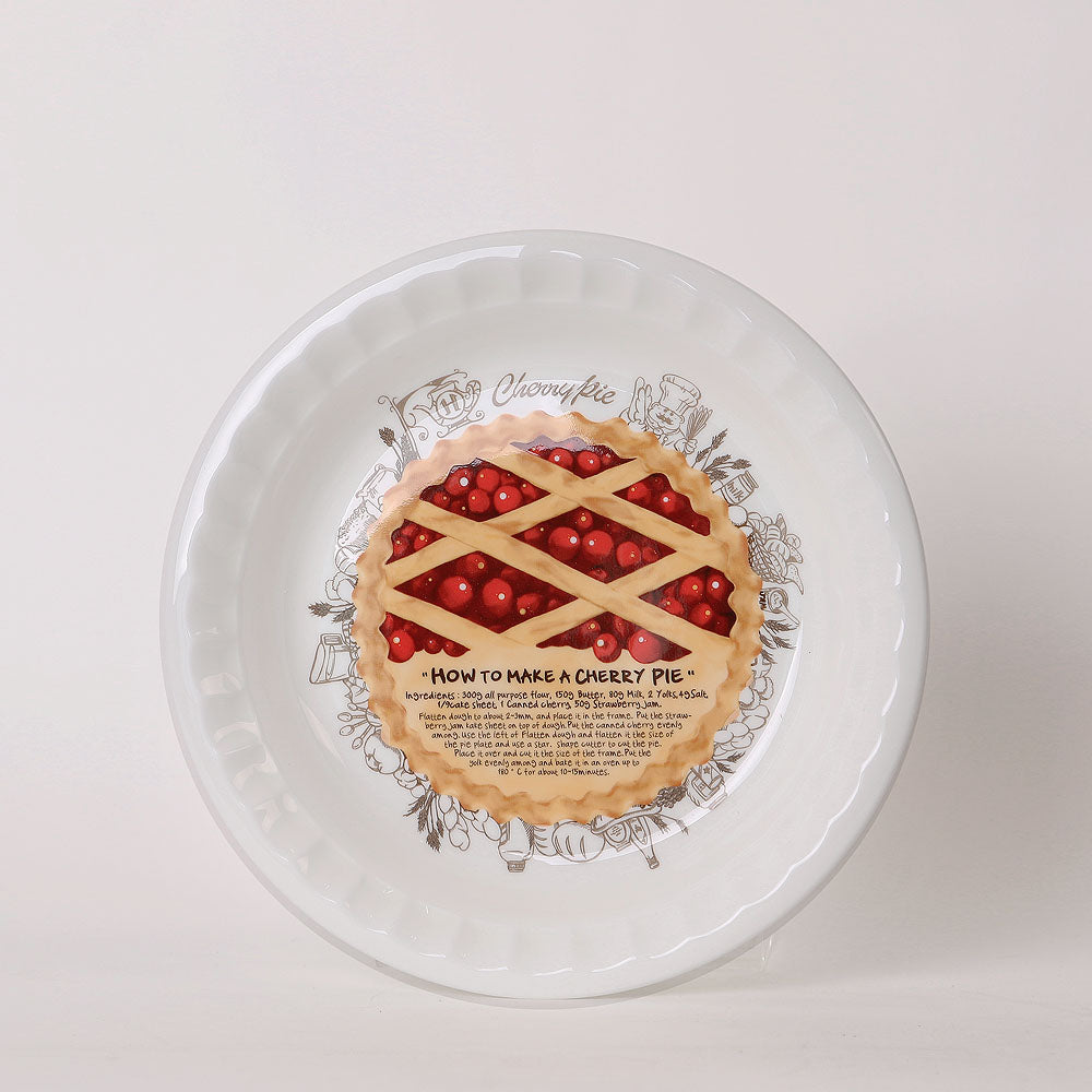 Cherry Pie Plate 9.5"