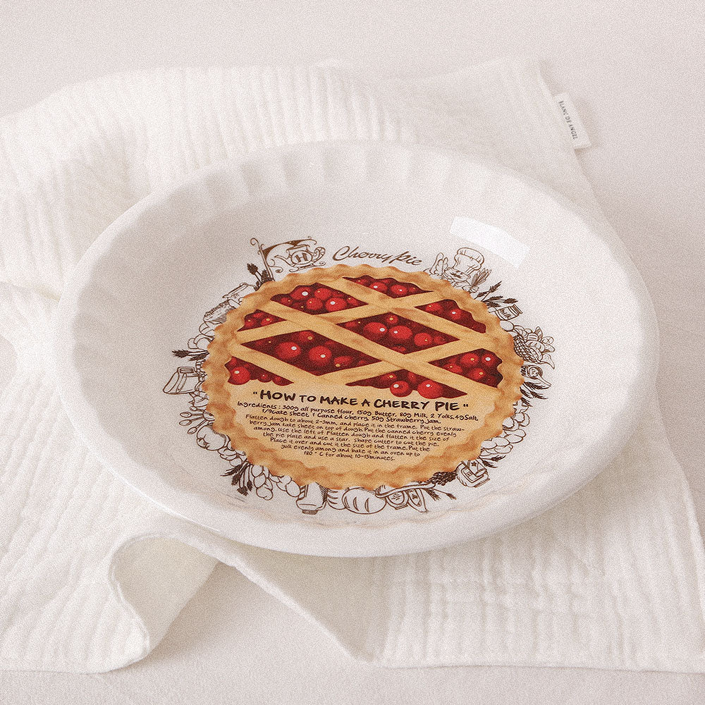Cherry Pie Plate 9.5"