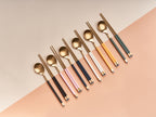 [Bogen] Kara Gold Korean Spoon & Chopstick Set