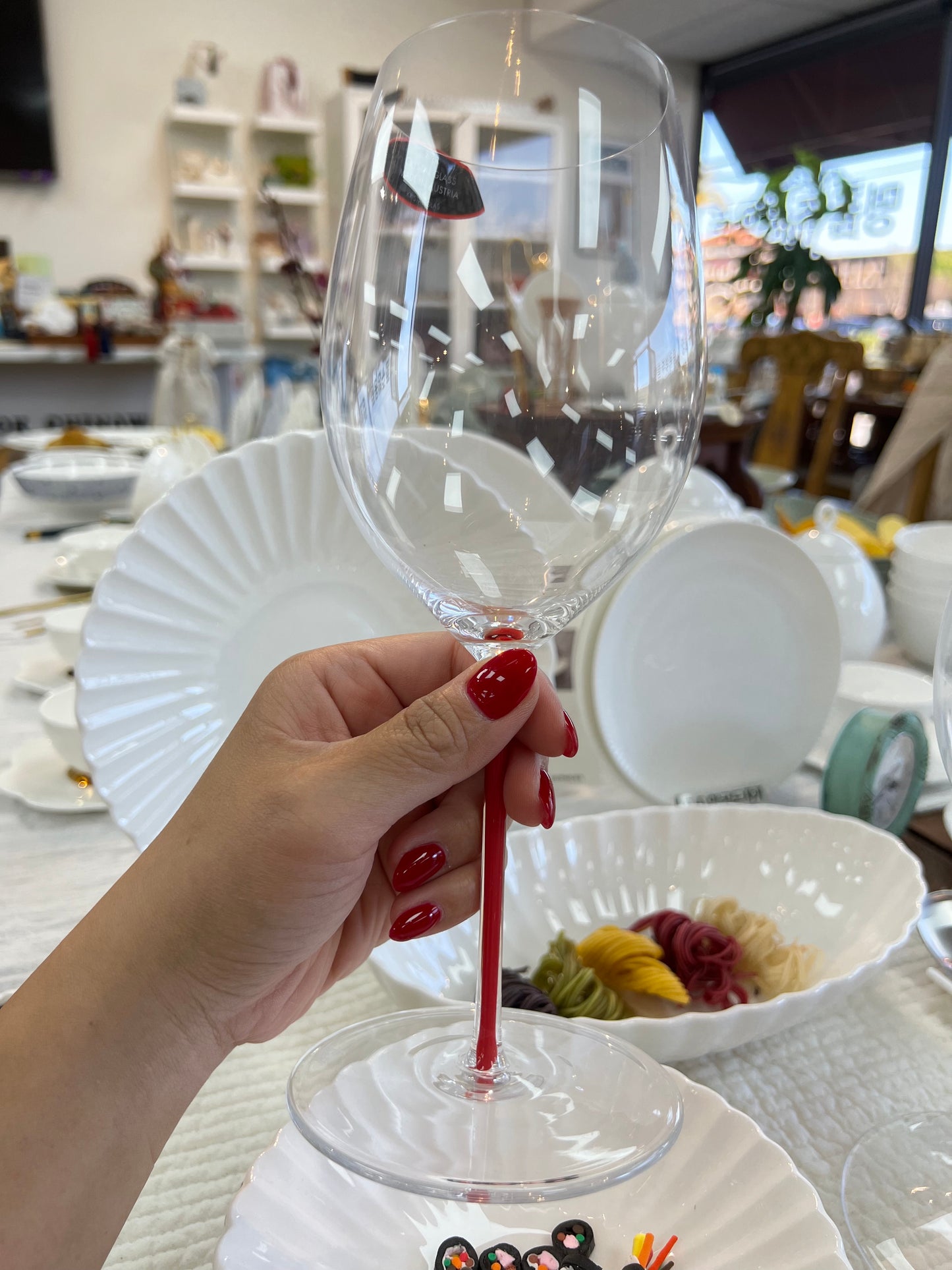 [Riedel] Fatto A Mano Cabernet Wine Glass, Red (IN STOCK)