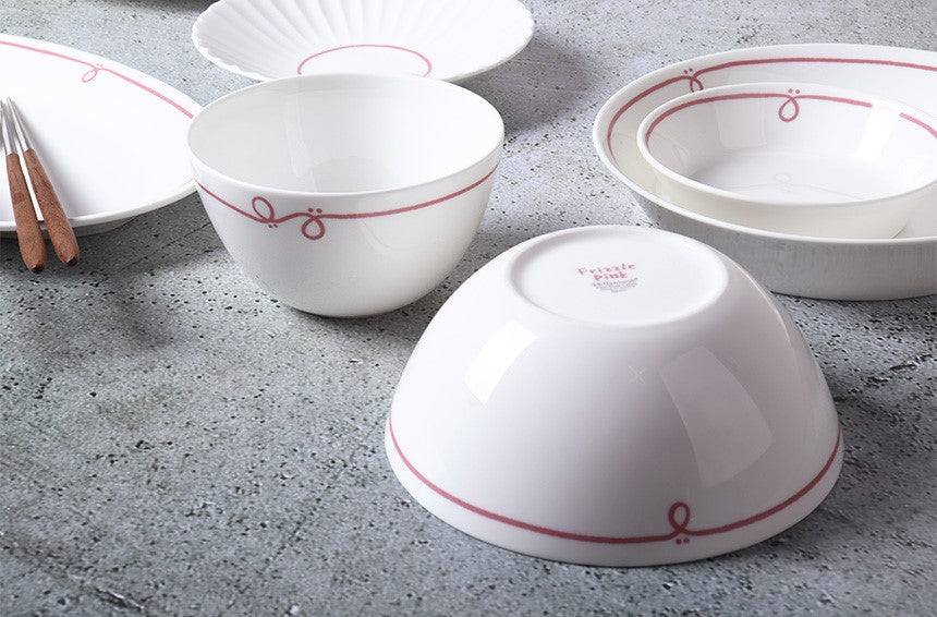 Frizzle Pink Dinnerware Set (22pc)