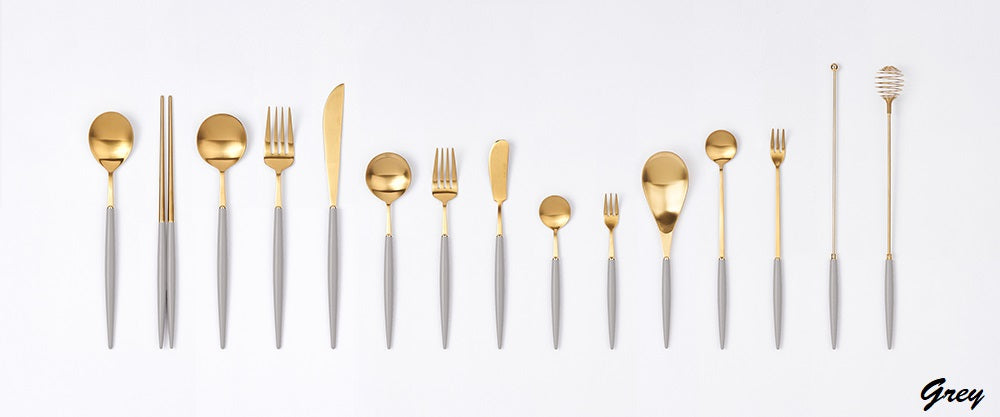 [Bogen] Bijou Gold Korean Soup Spoon