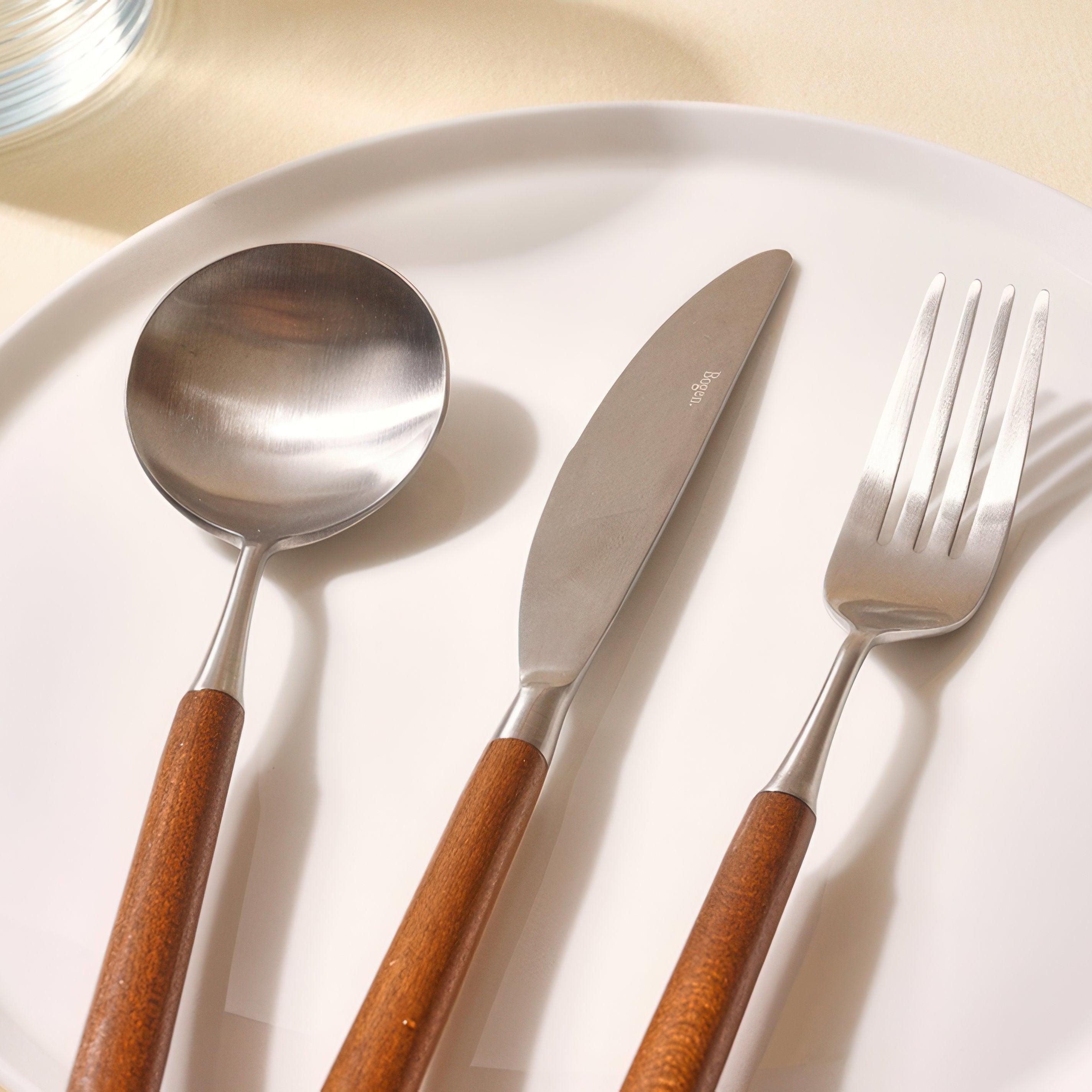 Bogen Hard Maple Flatware