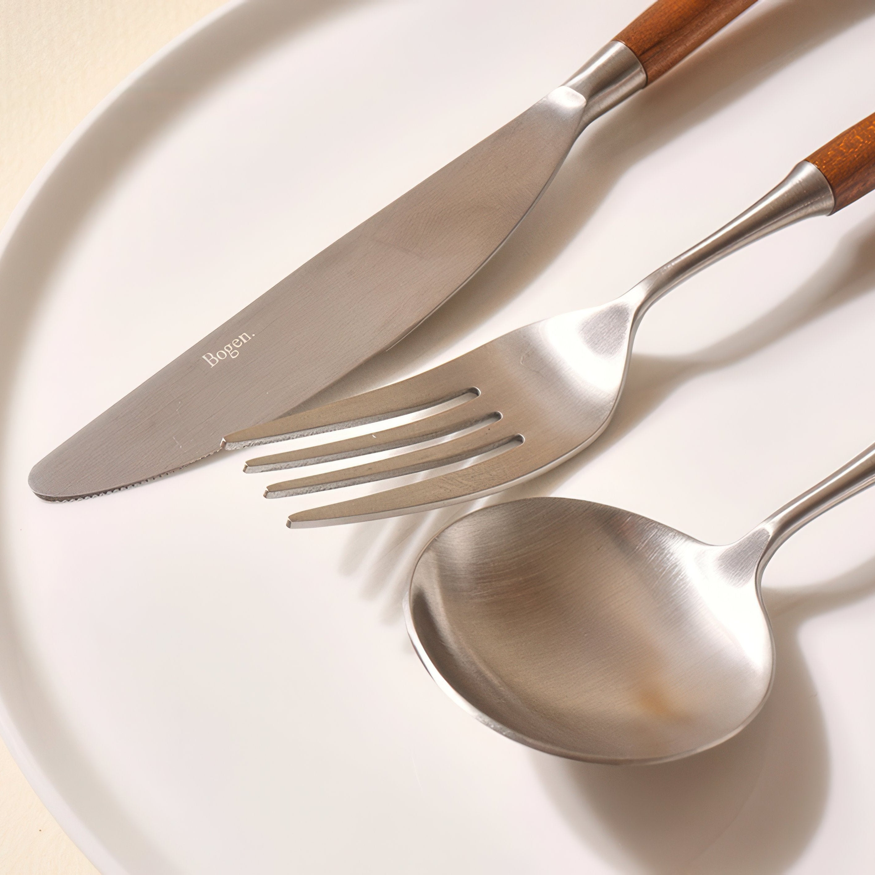 Bogen Hard Maple Flatware