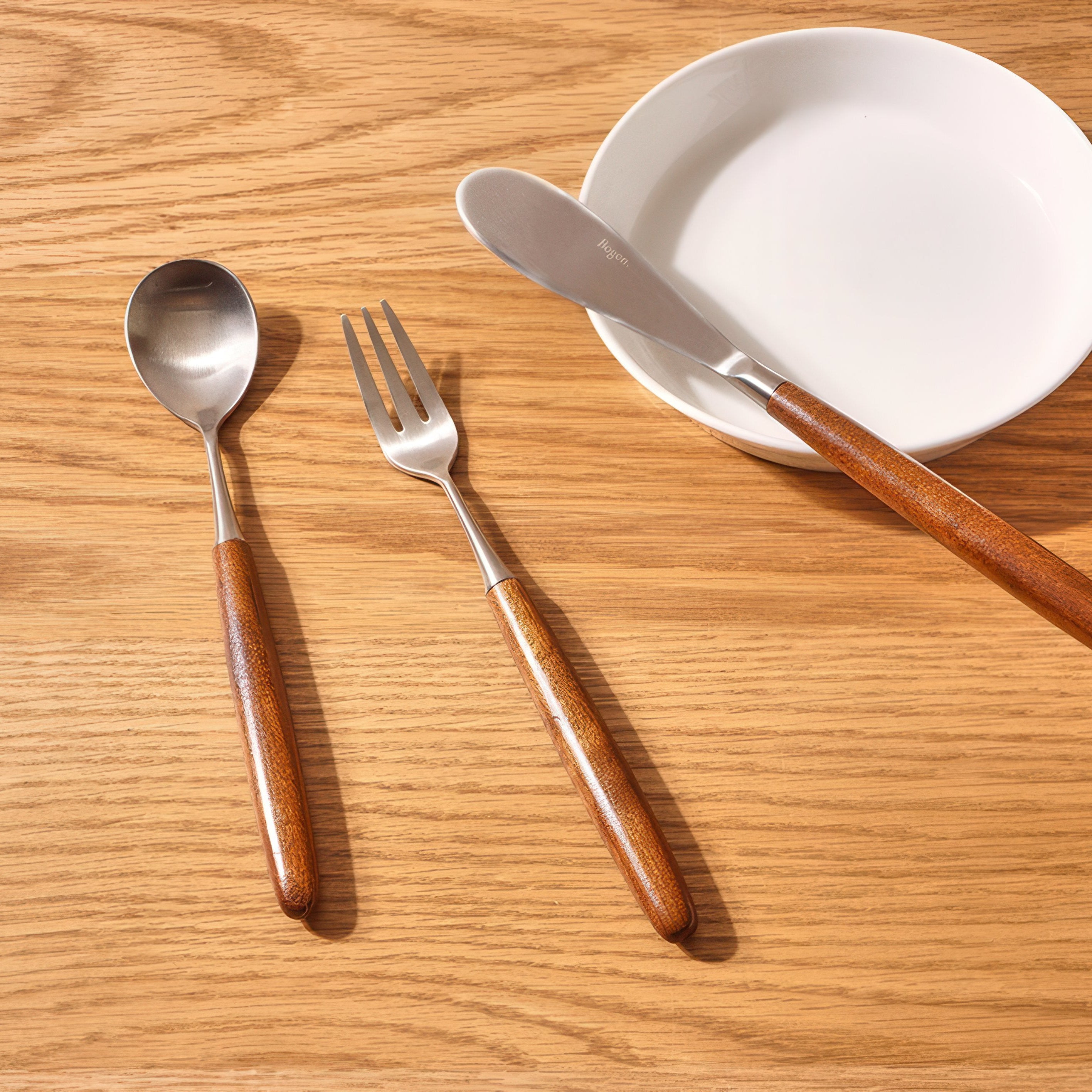 Bogen Hard Maple Flatware